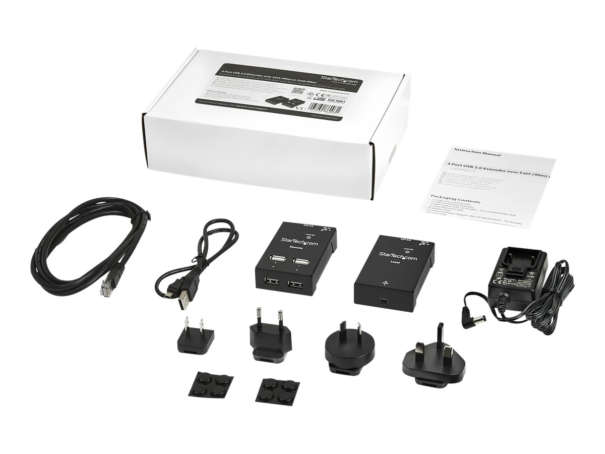 STARTECH 4-Port USB 2.0-Over-Cat5-or-Cat