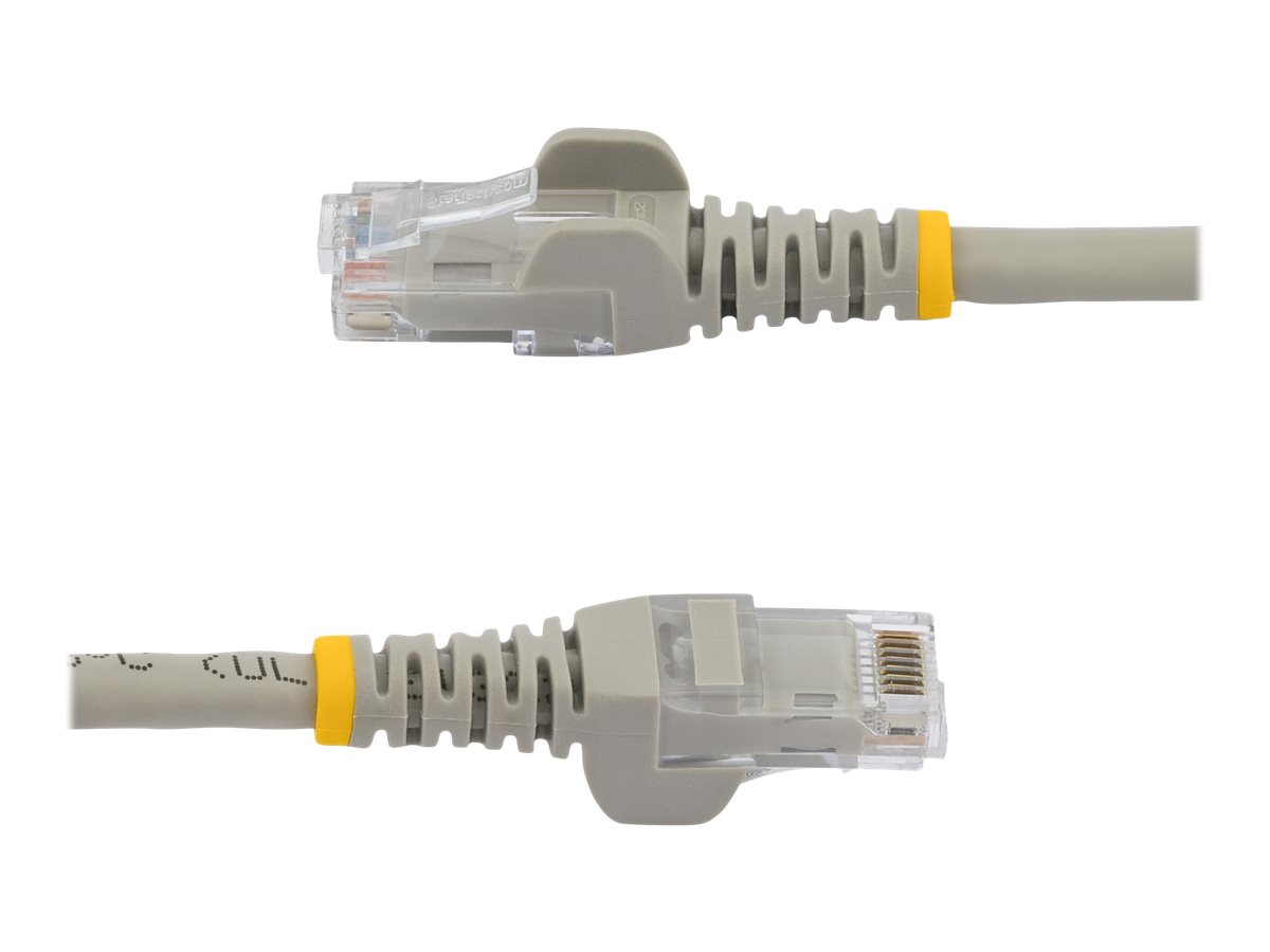 STARTECH 50cm Gray Snagless Cat6 Patch