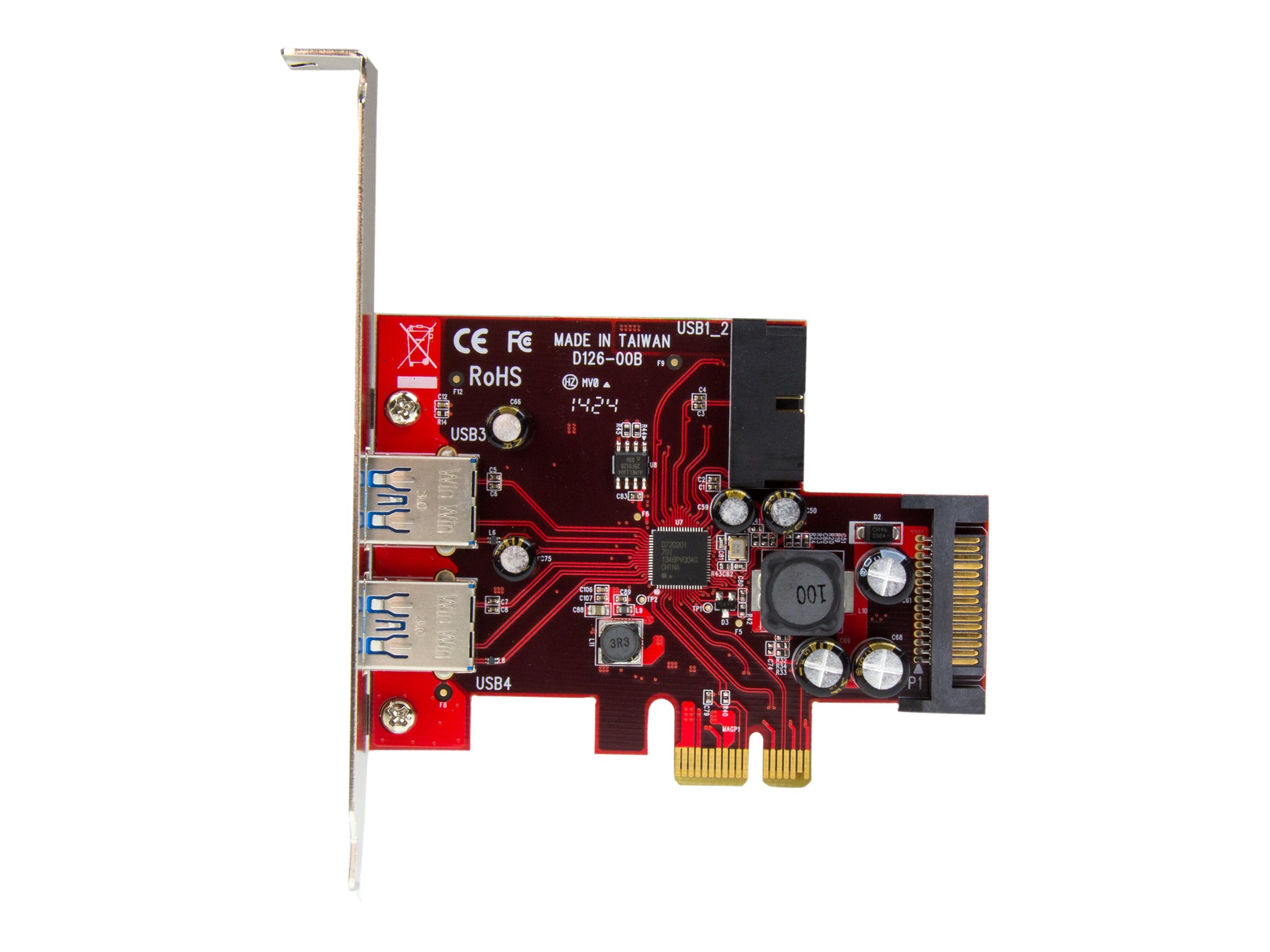 STARTECH 4 Port USB 3.0 PCI Express PCIe