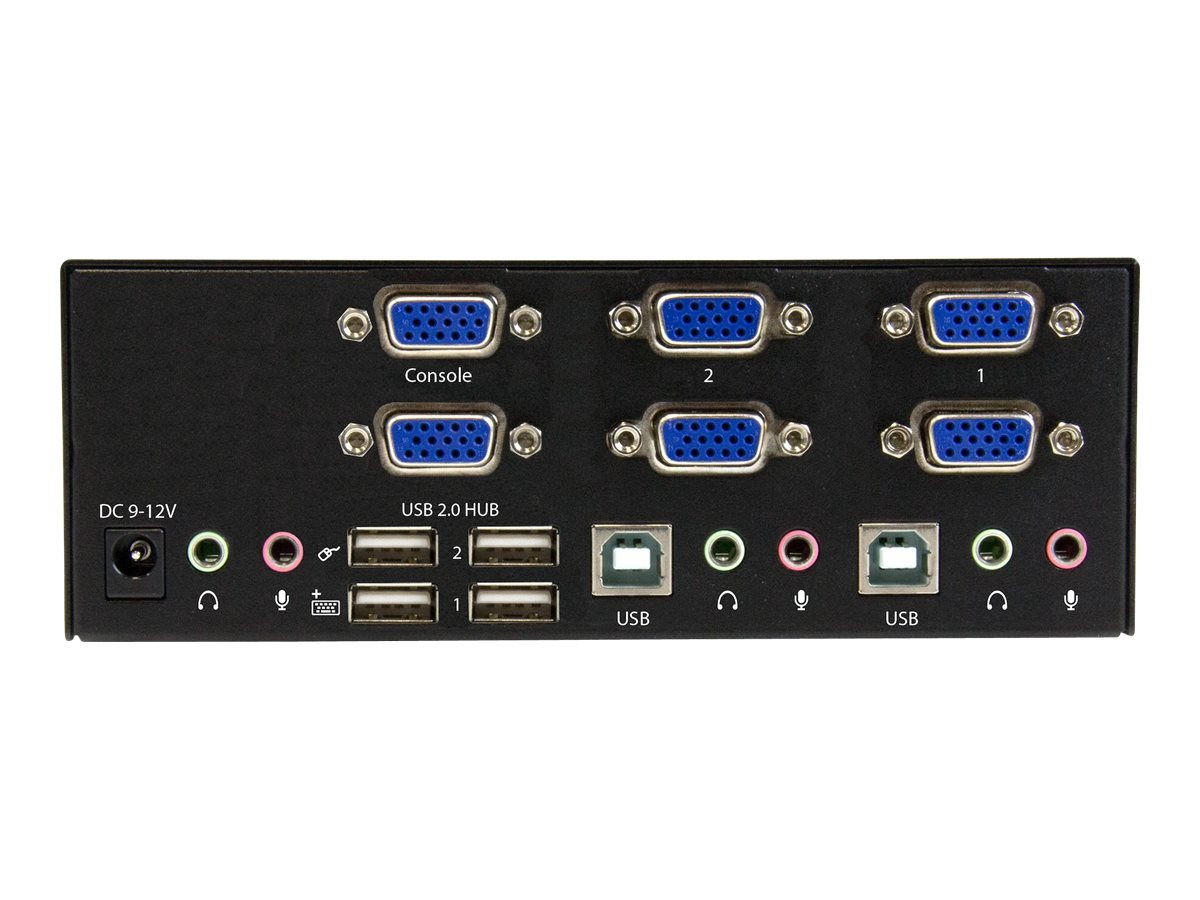 STARTECH 2 Port KVM Switch mit Dual-VGA