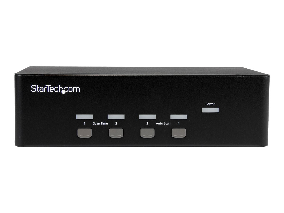 STARTECH.COM 4 Port KVM Switch mit Dual-