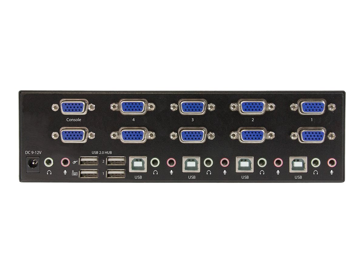 STARTECH.COM 4 Port KVM Switch mit Dual-