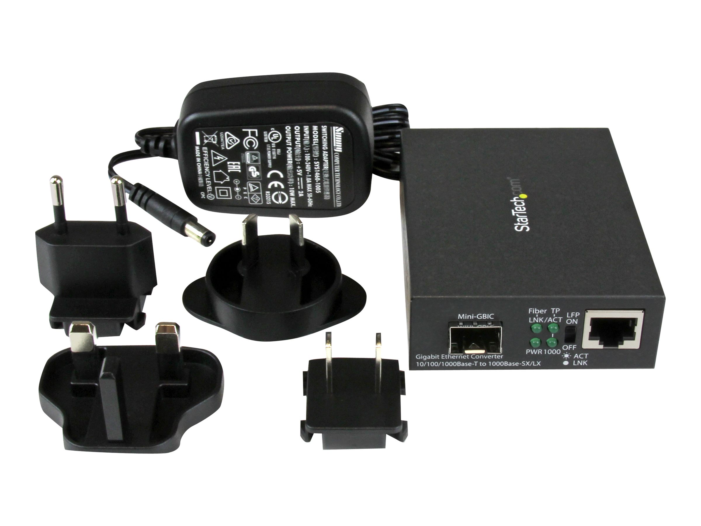 STARTECH Unmanaged Gigabit Fiber Media