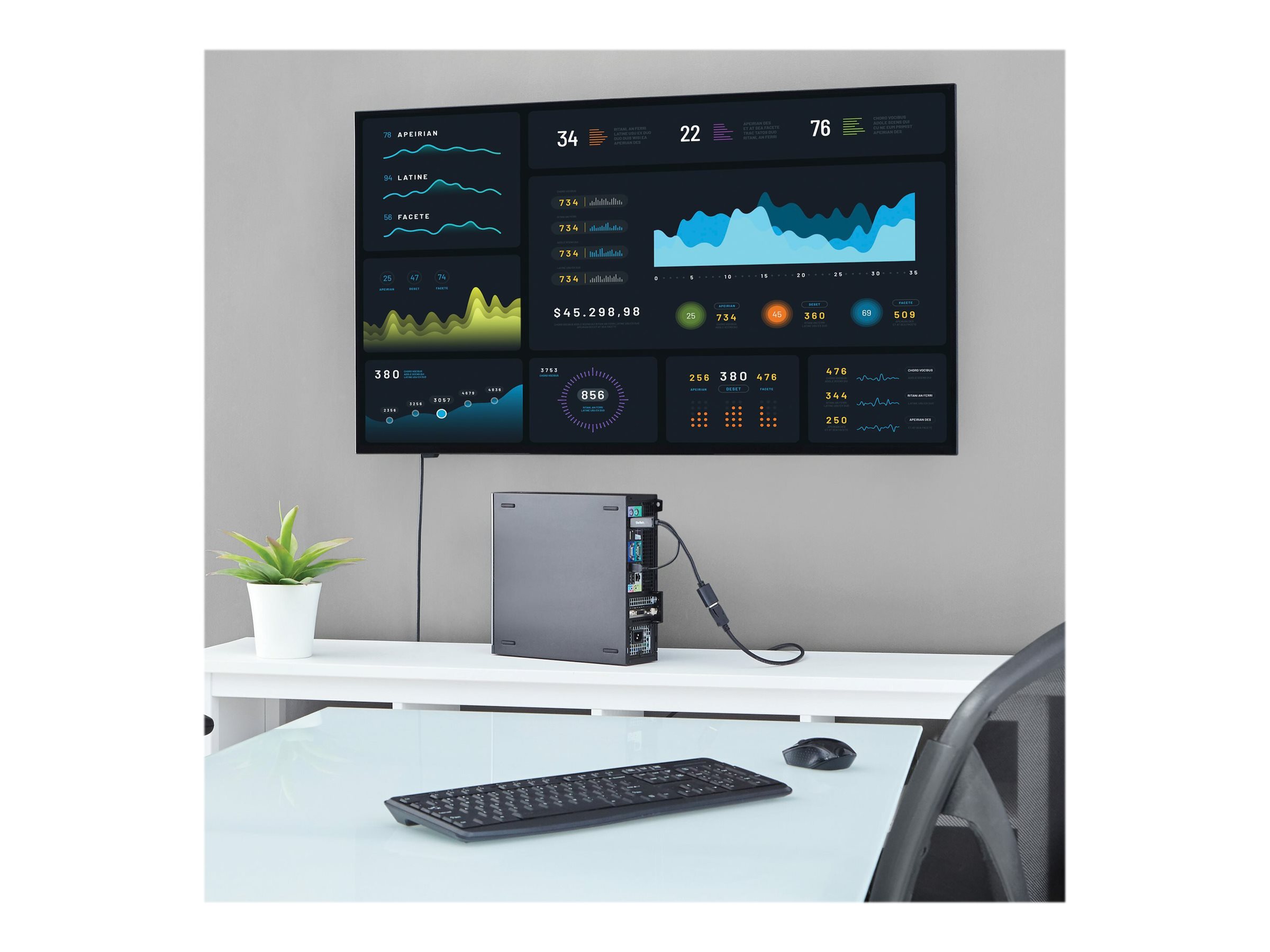 STARTECH HDMI to DP 1.2 Adapter - 4K