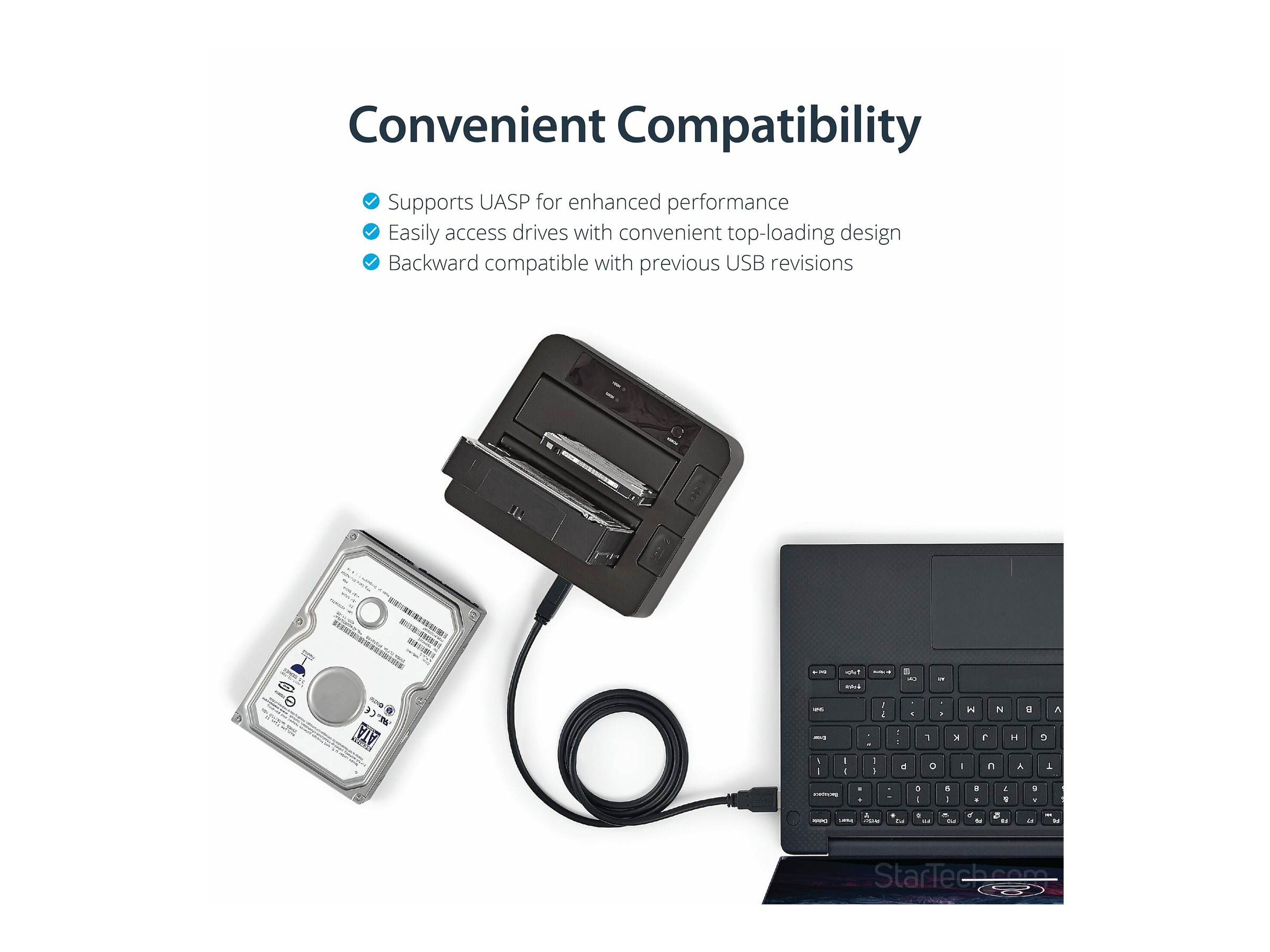 STARTECH USB 3.1 (10 Gbit/s) Dual-bay