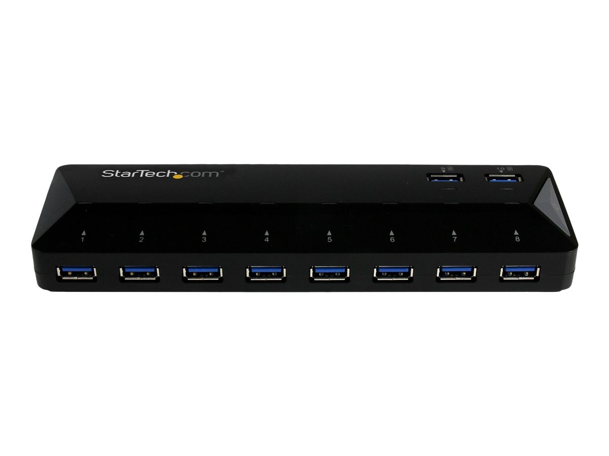 STARTECH 10-Port USB 3.0 Hub 2 x 1.5A