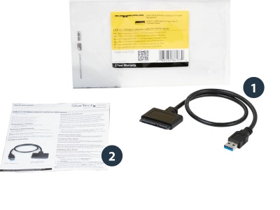 STARTECH USB312SAT3CB USB 3.1 to 6.35cm