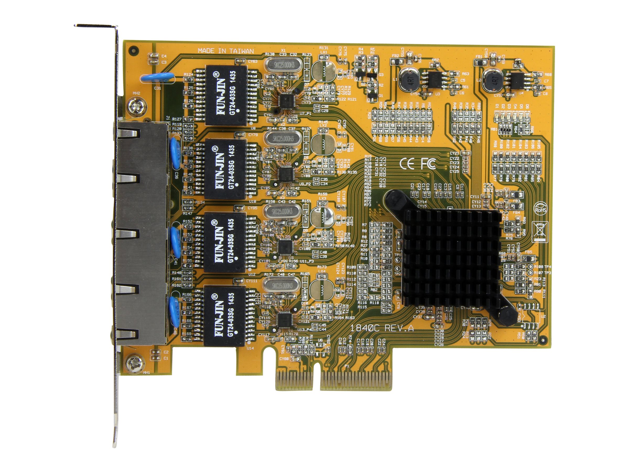 STARTECH 4 Port PCIe GbE Netzwerkkarte