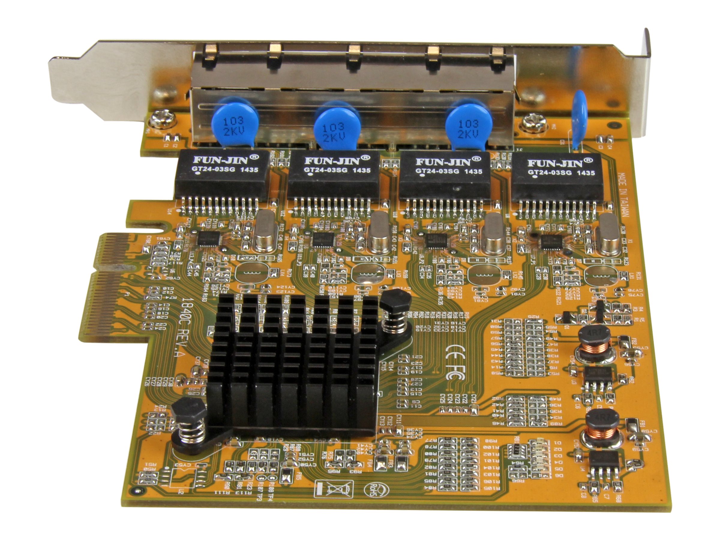 STARTECH 4 Port PCIe GbE Netzwerkkarte