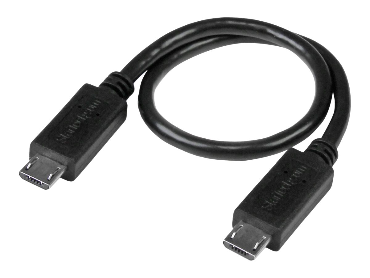 StarTech USB OTG Cable - Micro USB to Micro USB - M/M - 8in.