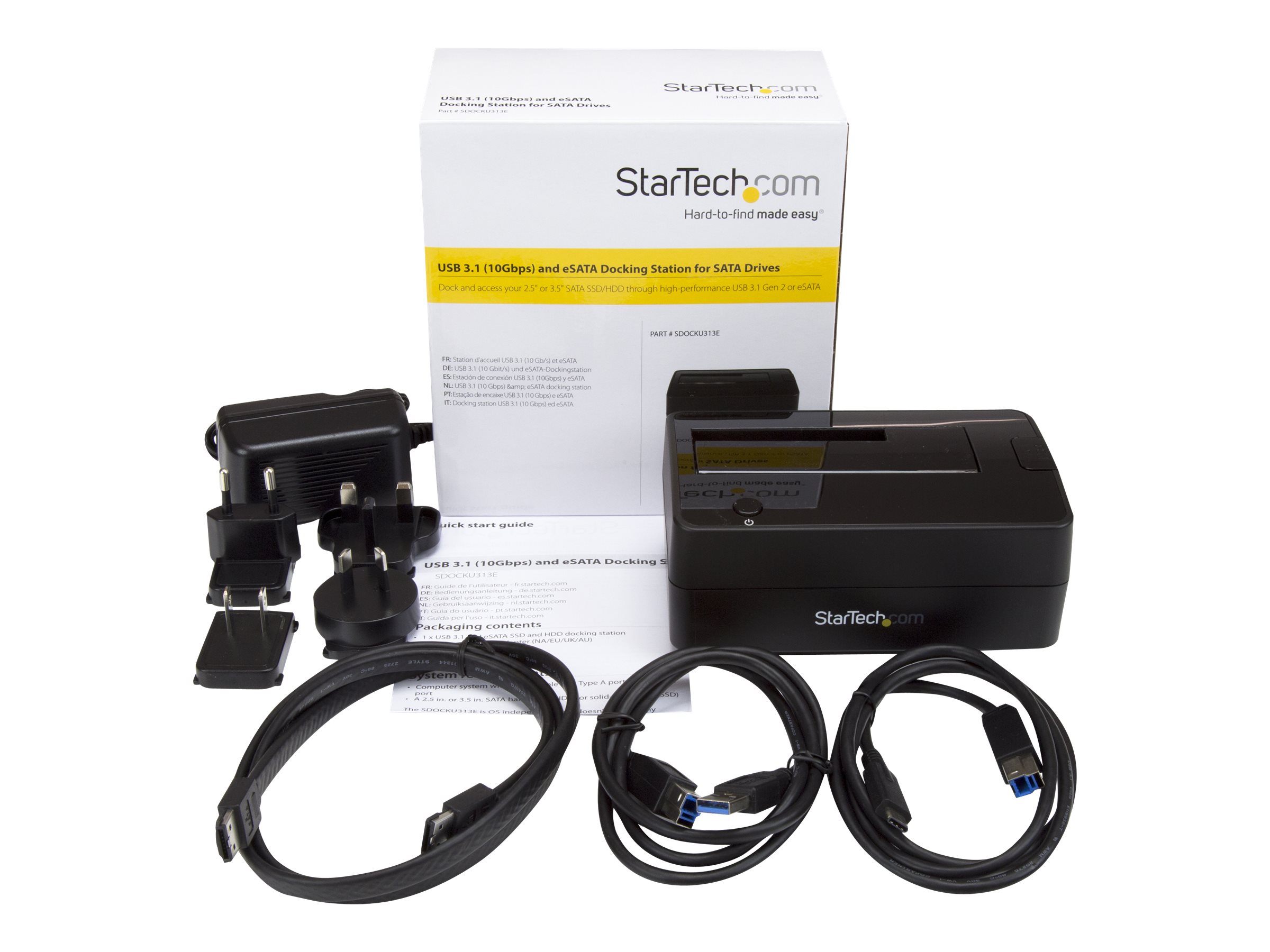 StarTech.com SDOCKU313E storage drive docking station