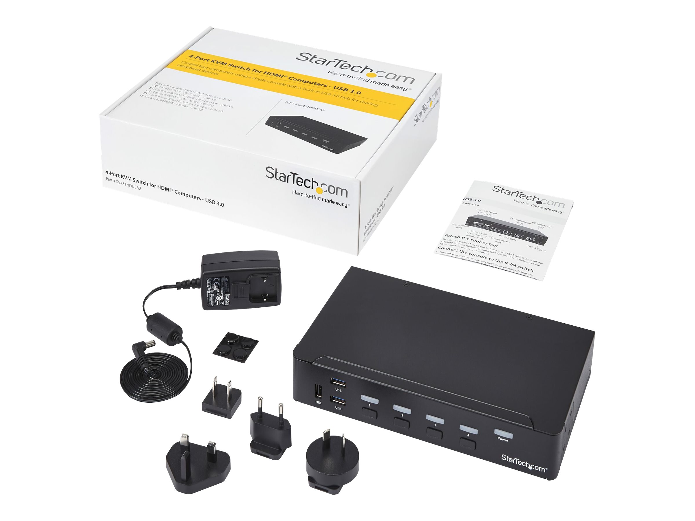 STARTECH 4 Port HDMI KVM Switch
