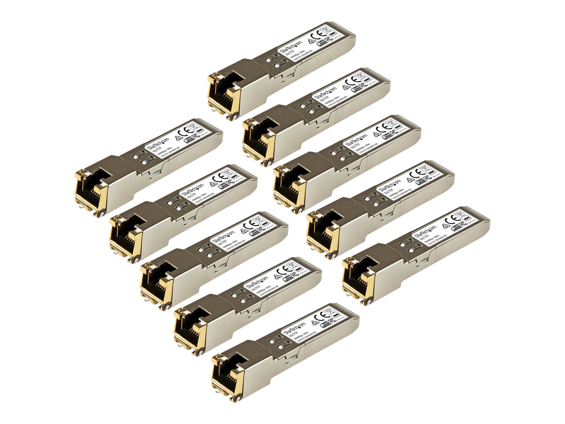 StarTech.com GLCT10PKST network transceiver module