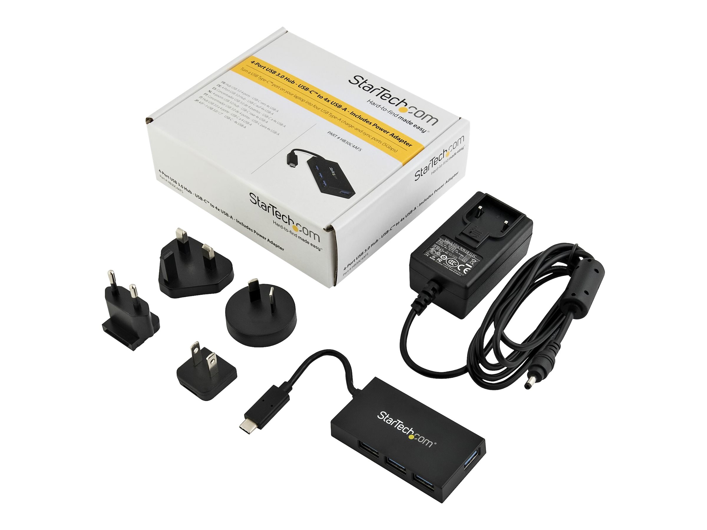 STARTECH 4 Port USB 3.0 Hub - USB-C zu