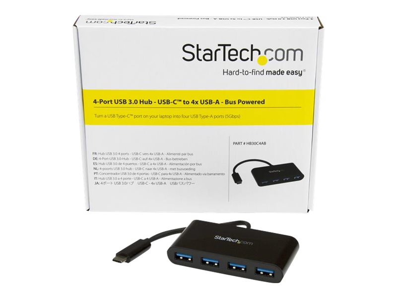 STARTECH 4-Port USB-C Hub - USB-C