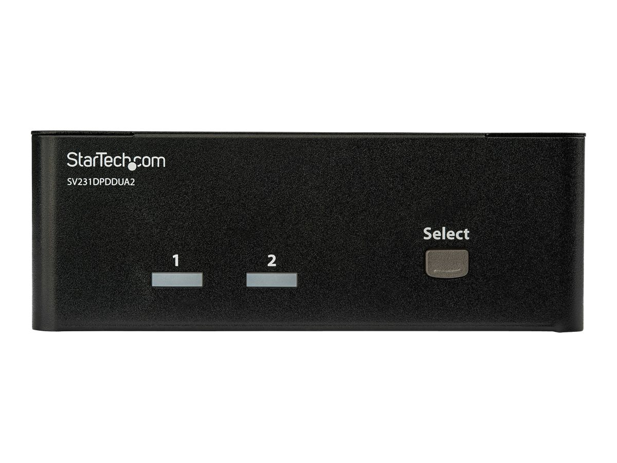 STARTECH 2 Port Dual DP KVM Switch - 4K