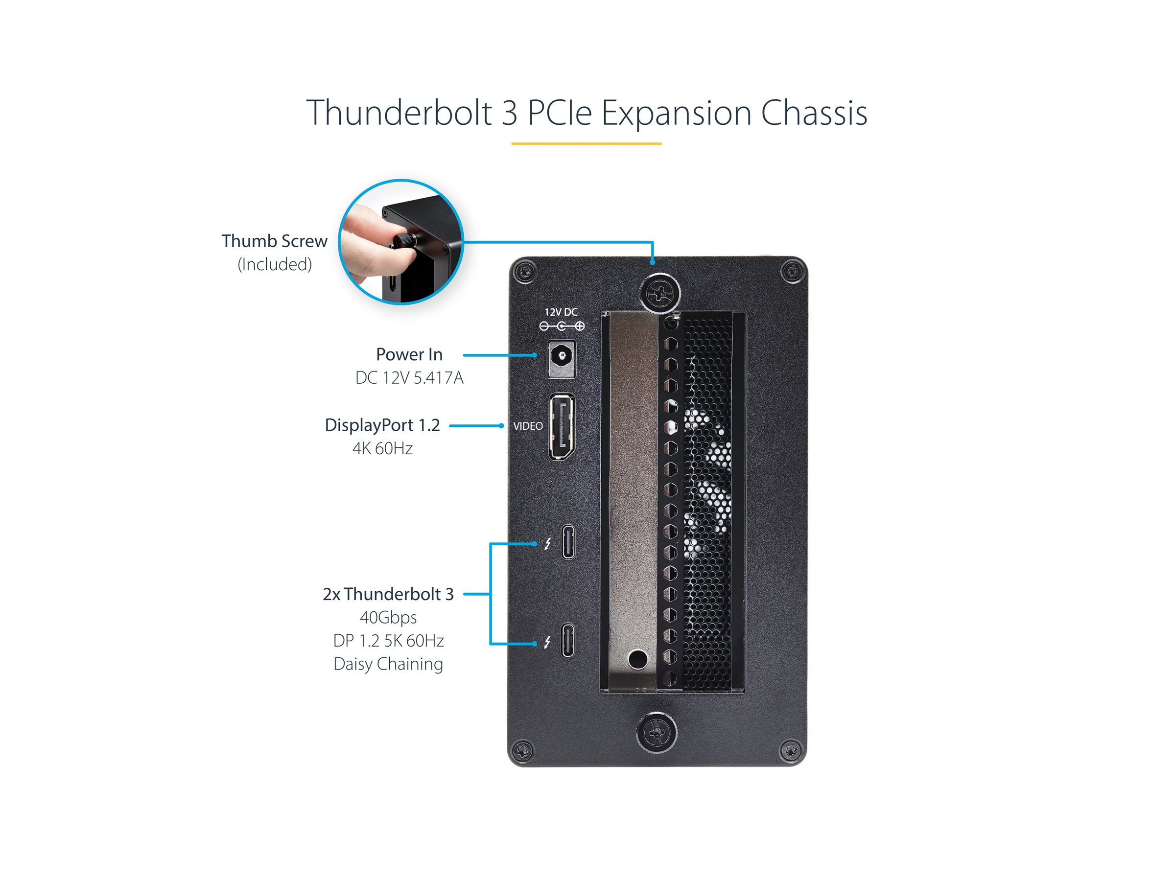 STARTECH Thunderbolt 3 PCIe Gehäuse