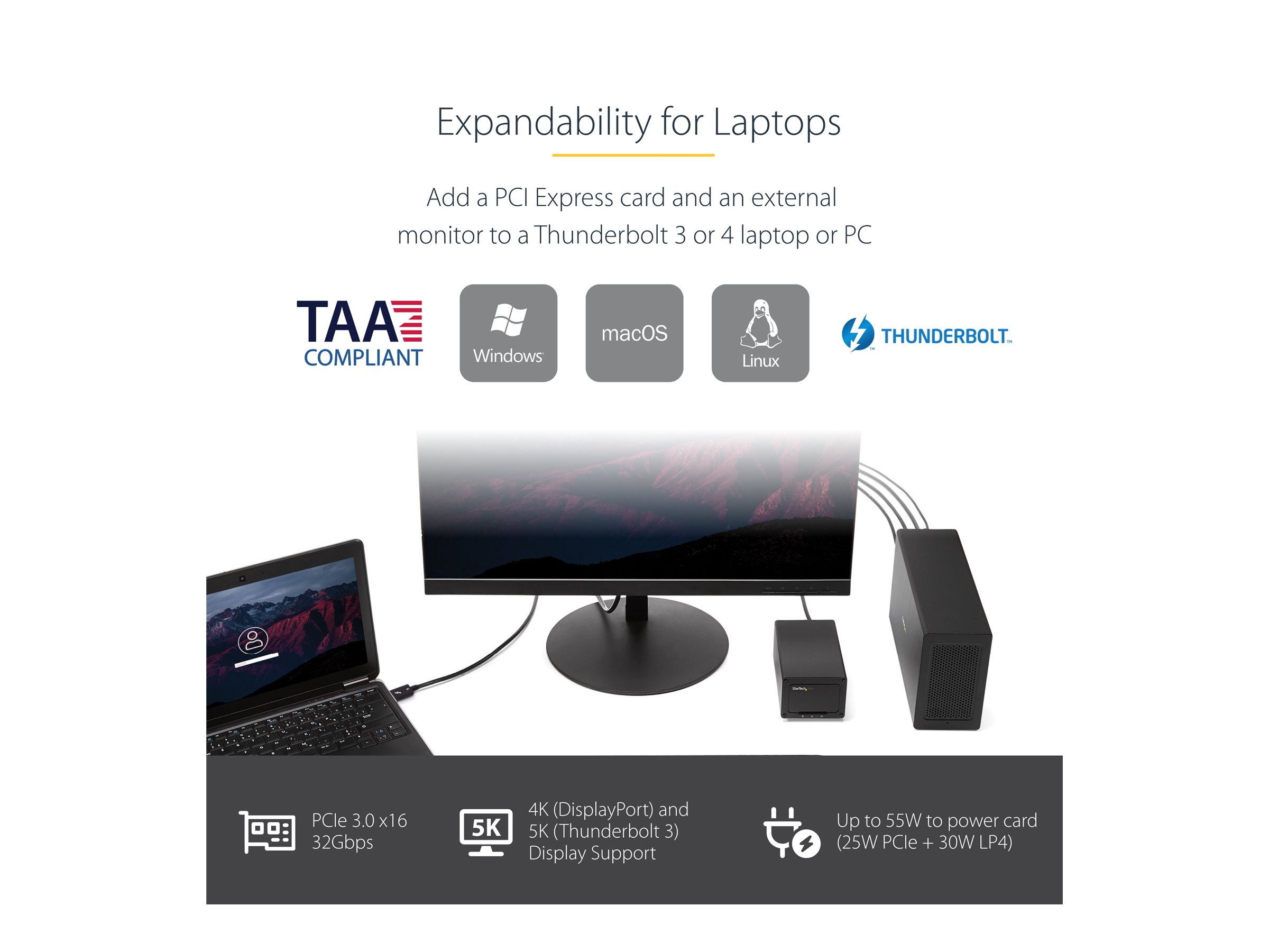 STARTECH Thunderbolt 3 PCIe Gehäuse