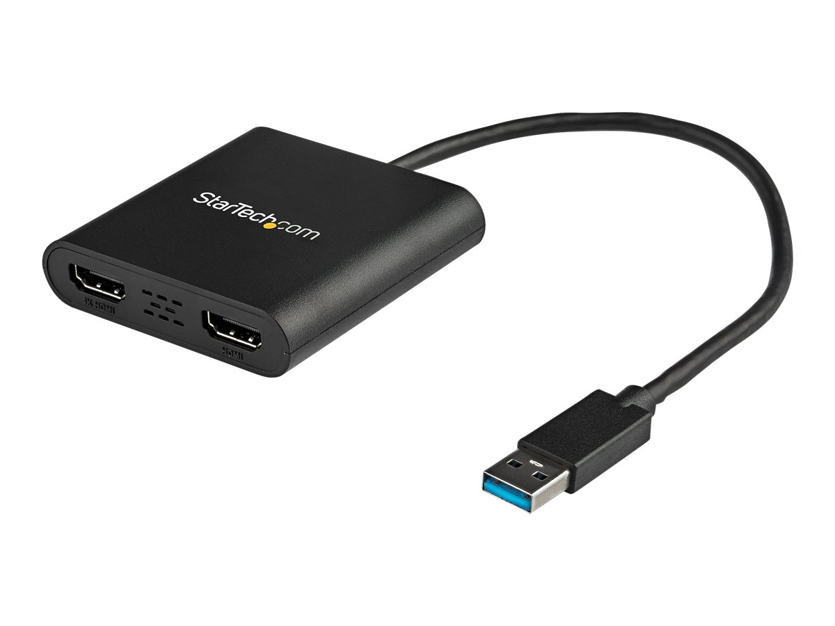 STARTECH USB to Dual HDMI Adapter - 4K