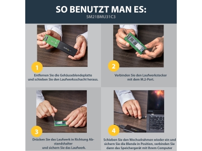 STARTECH SSD Festplattengehäuse für