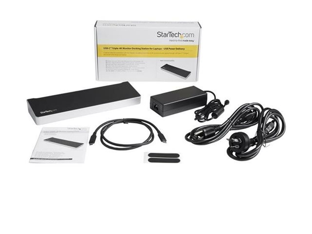 STARTECH Triple 4K USB-C Dock - 60W PD