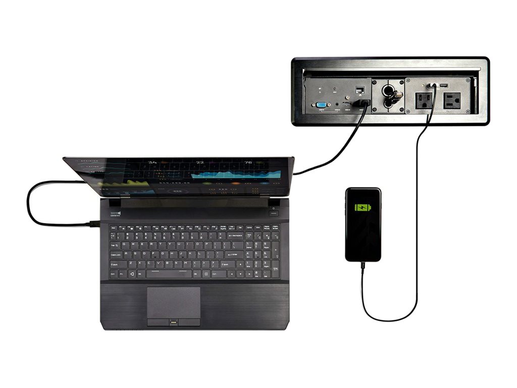 STARTECH A/V-Modul - Tischanschlussfeld
