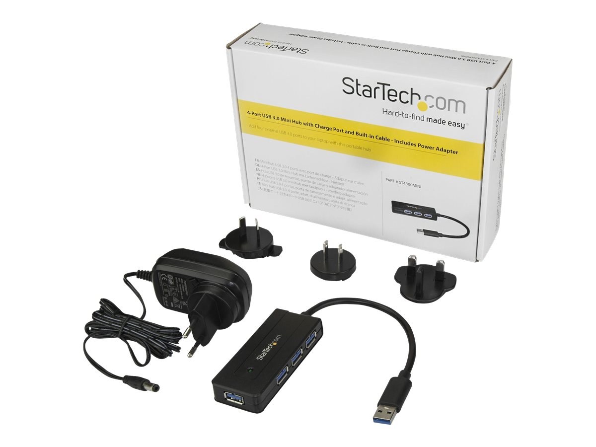STARTECH USB 3.0 Hub 4 Port - mit Ladean
