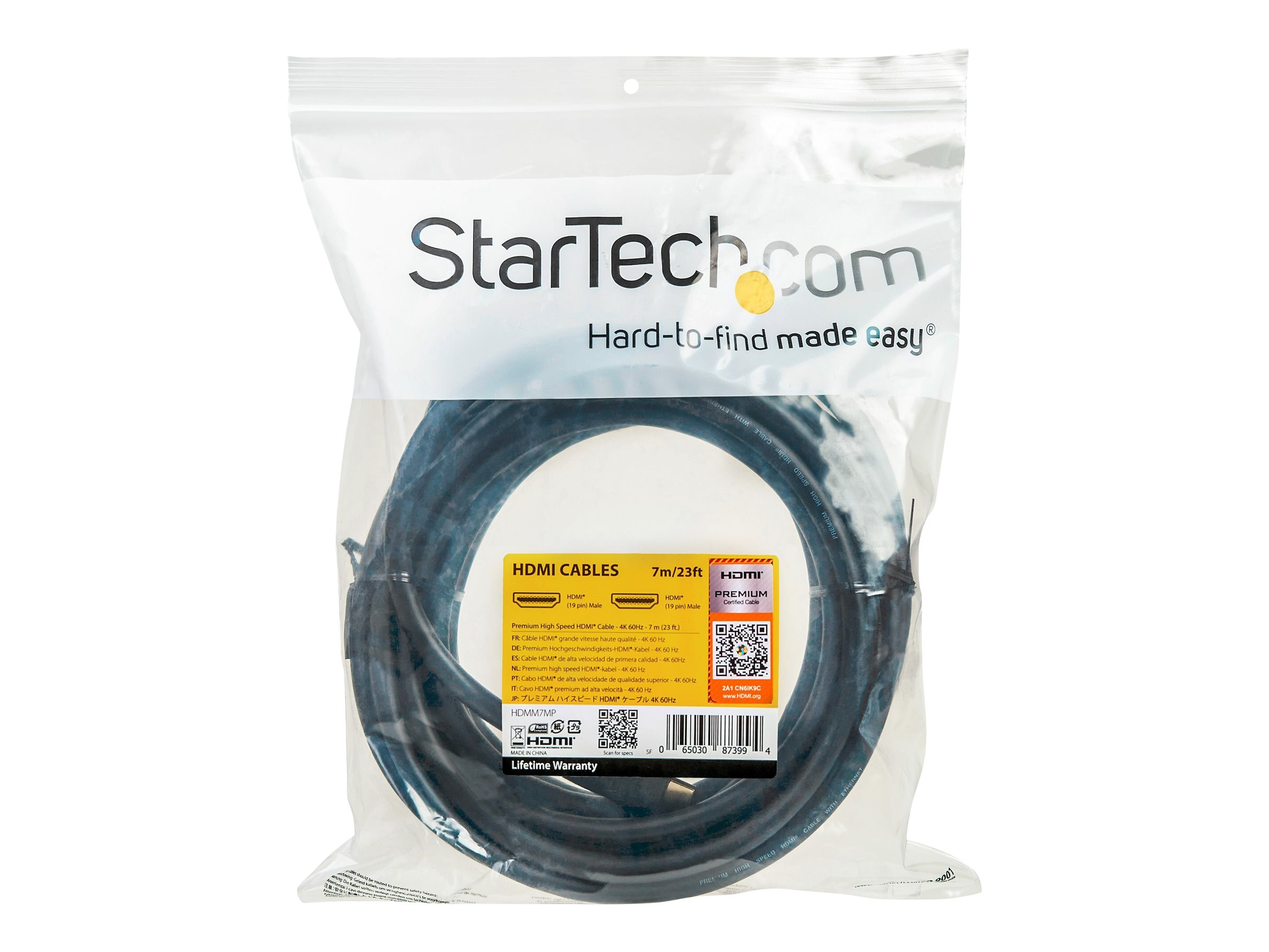 STARTECH 7m Premium 4K HDMI 2.0 Kabel