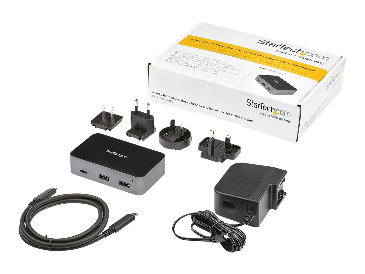 STARTECH 4-Port USB-C Hub powered