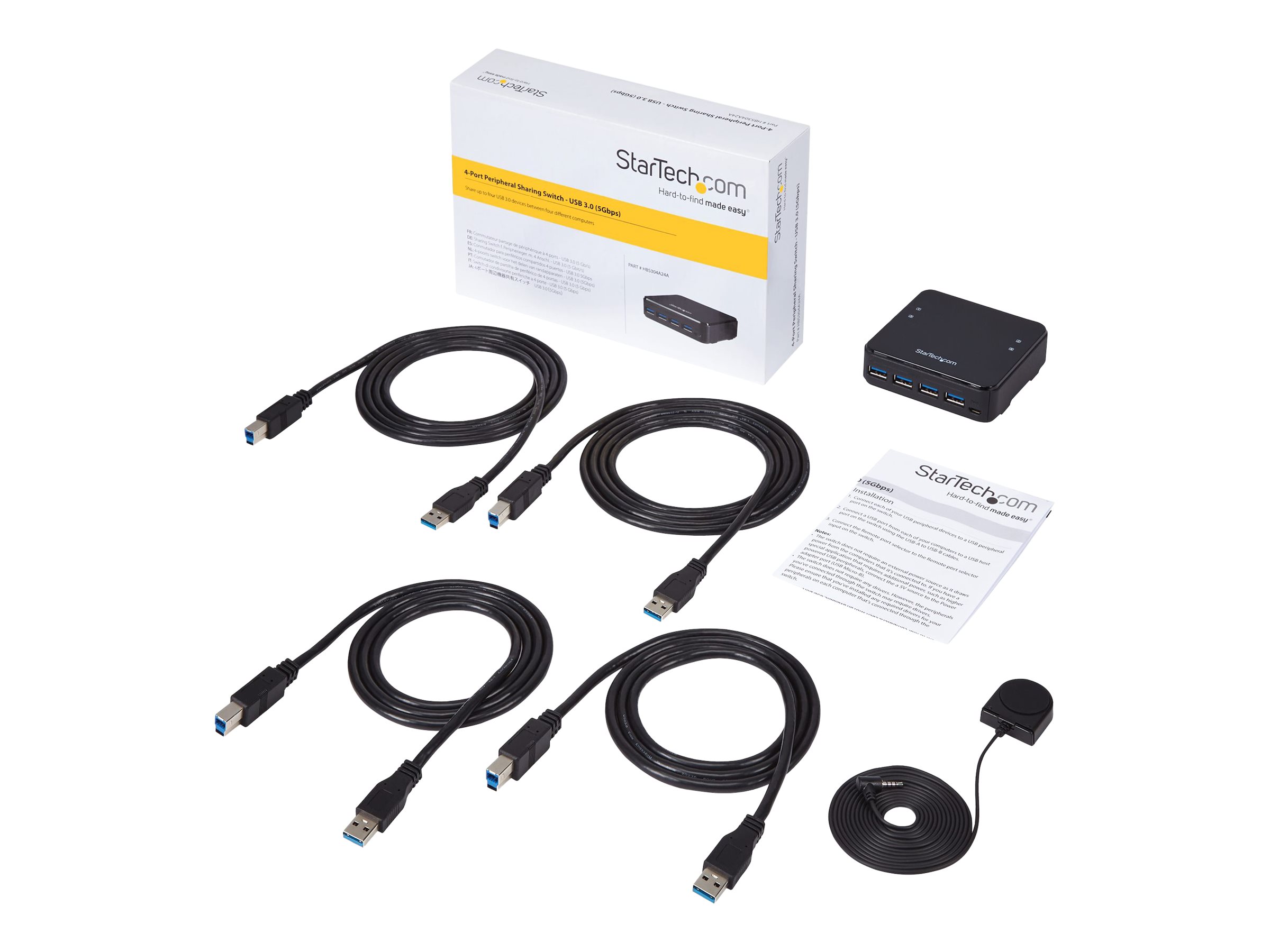 STARTECH 4x4 USB 3.0 Sharing Switch