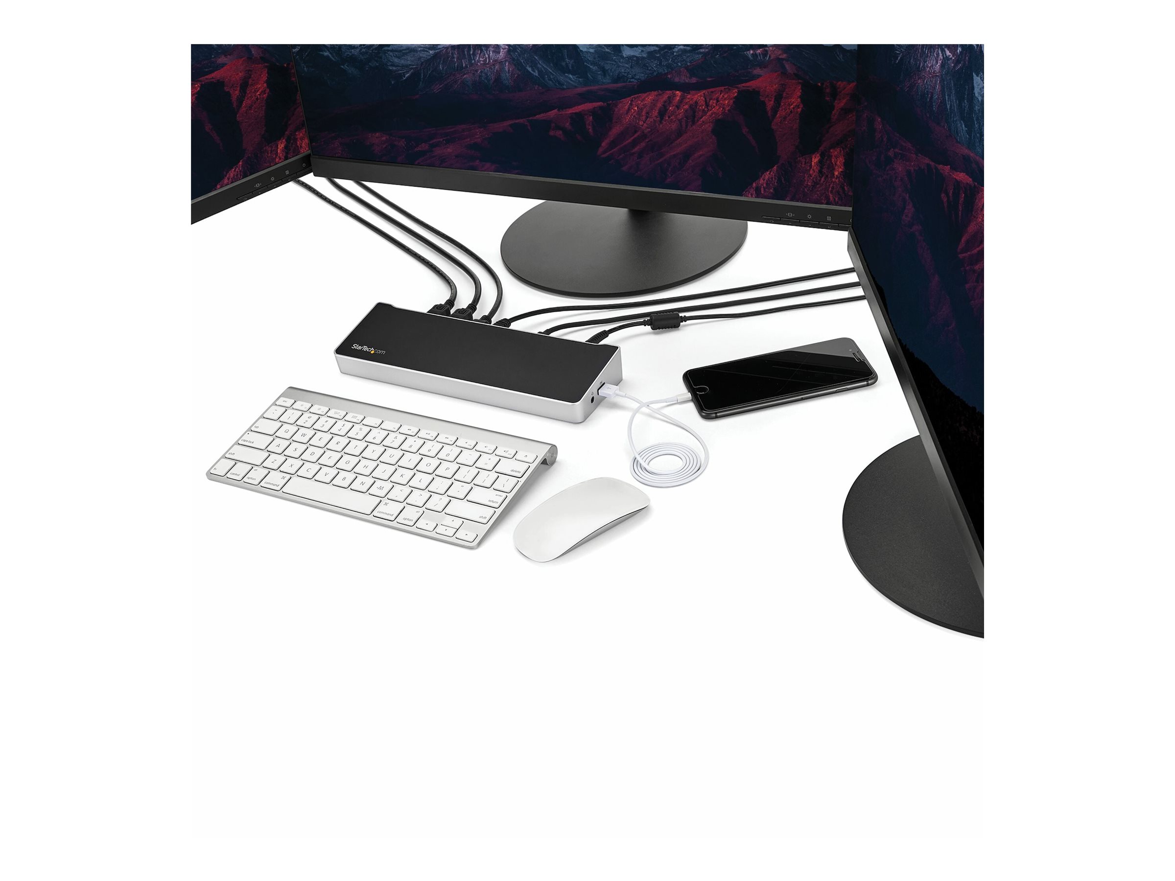 STARTECH Triple 4K USB-C Dock - 100W PD