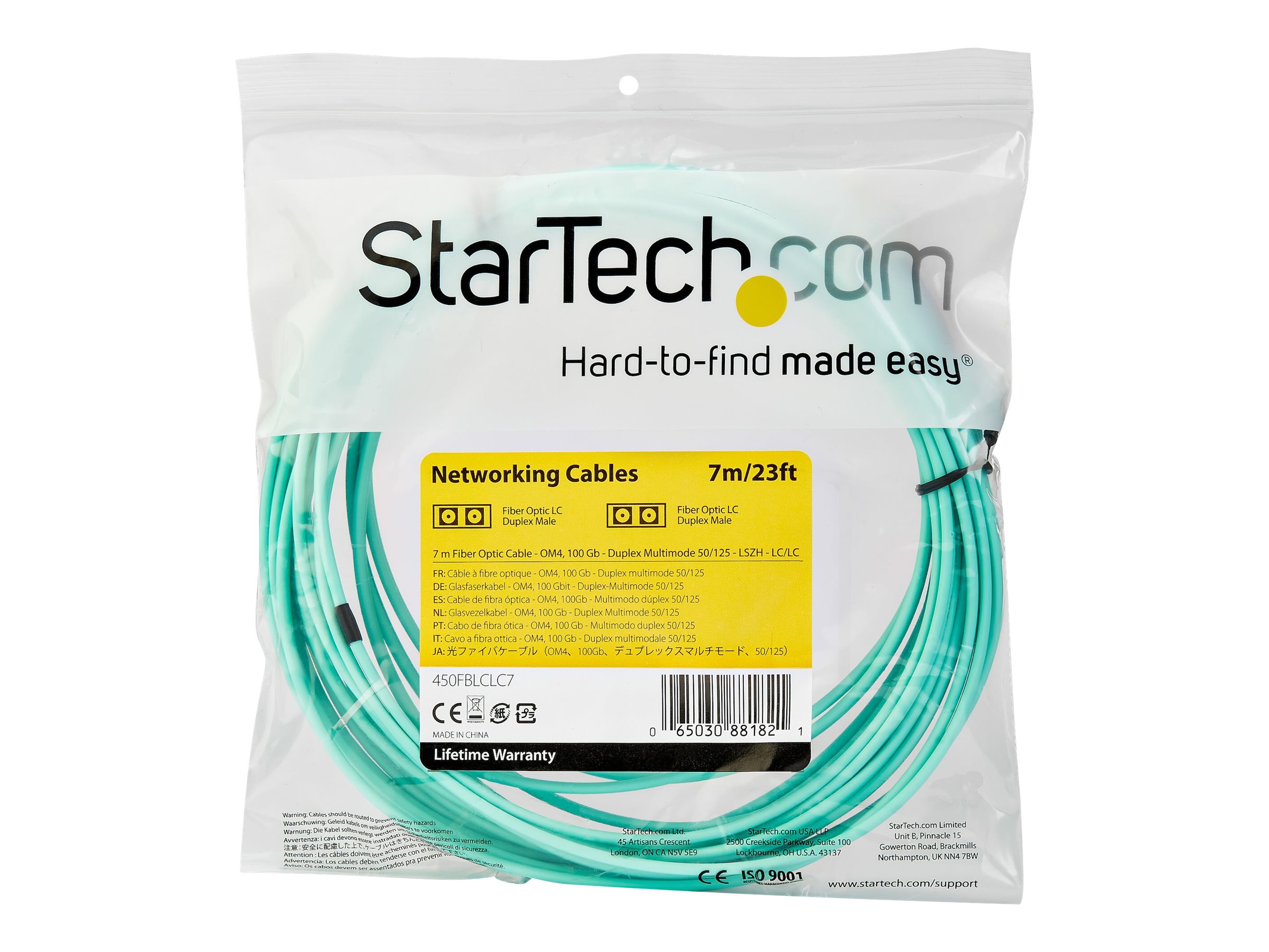 STARTECH 7m Fiber Patch Cord