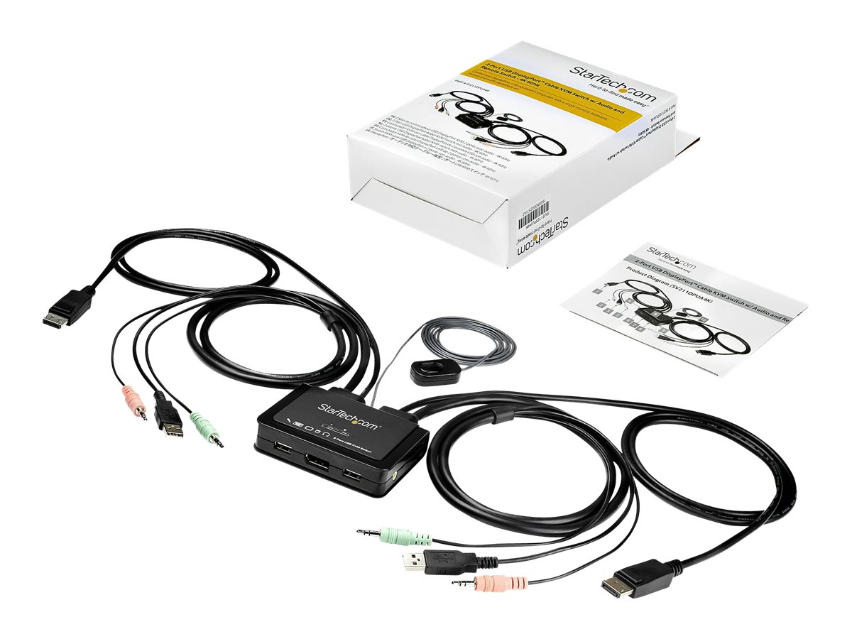 STARTECH 2 Port DisplayPort KVM Switch