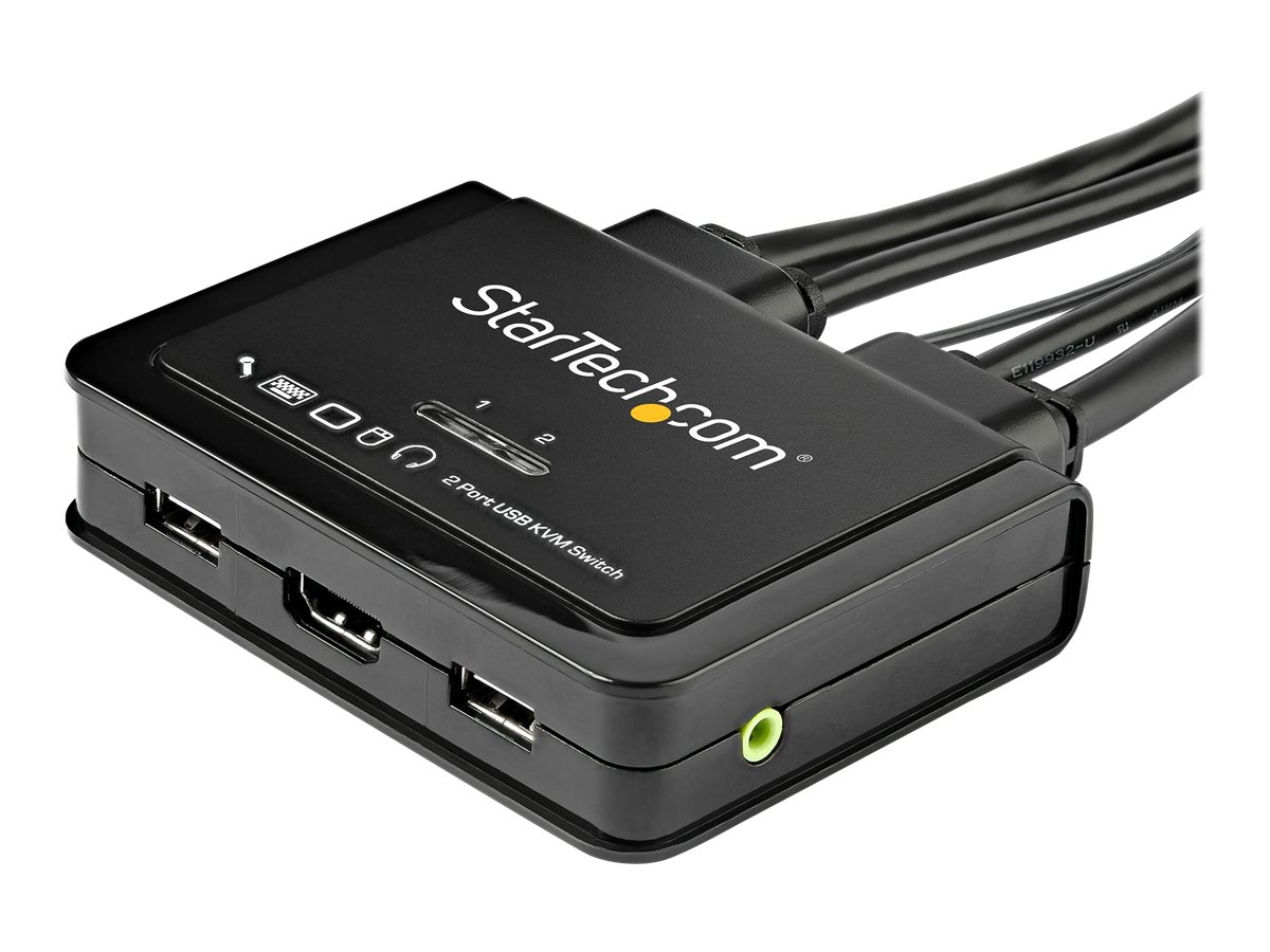 STARTECH 2 Port HDMI KVM Switch - 4K60