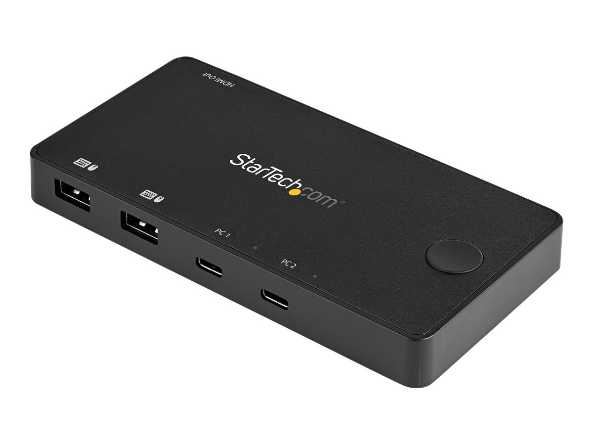STARTECH 2-Port USB-C KVM Switch - 4K