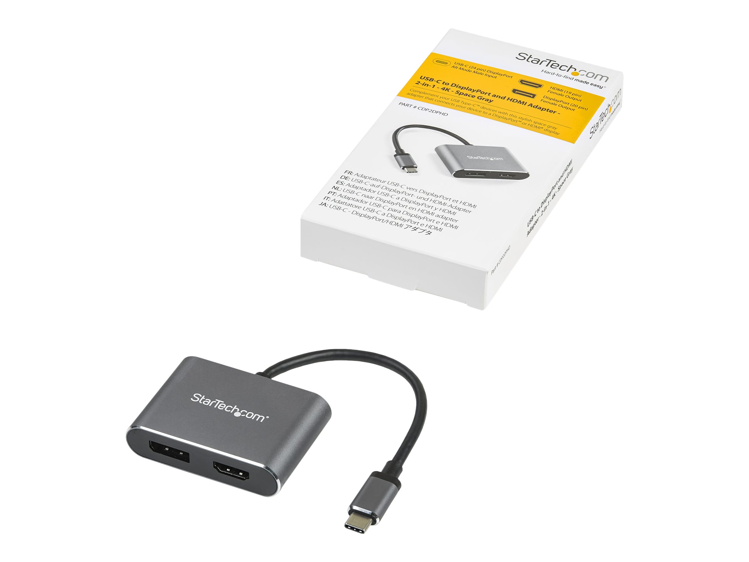 STARTECH USB-C to HDMI or DP Adapter