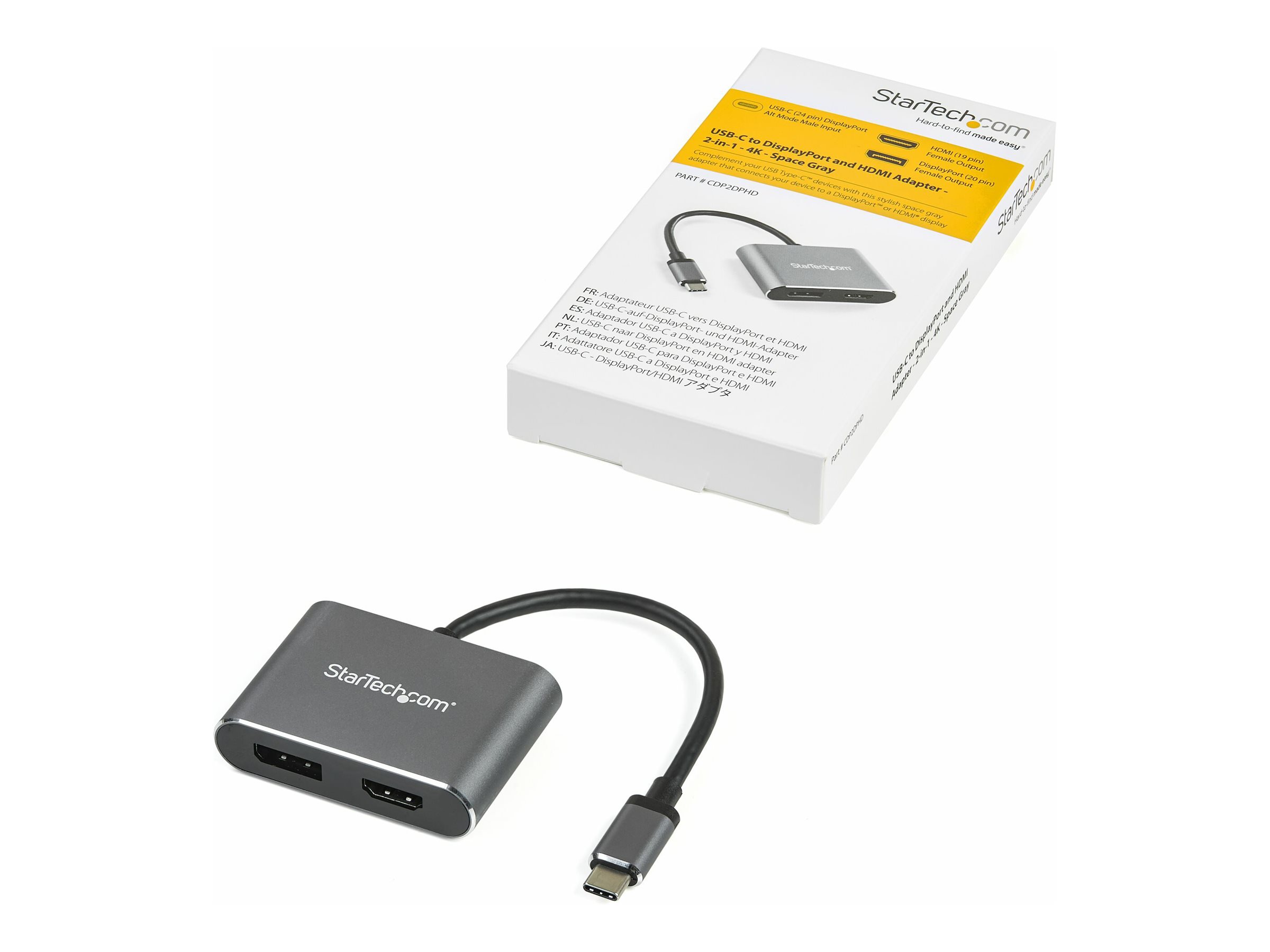 STARTECH USB-C to HDMI or DP Adapter