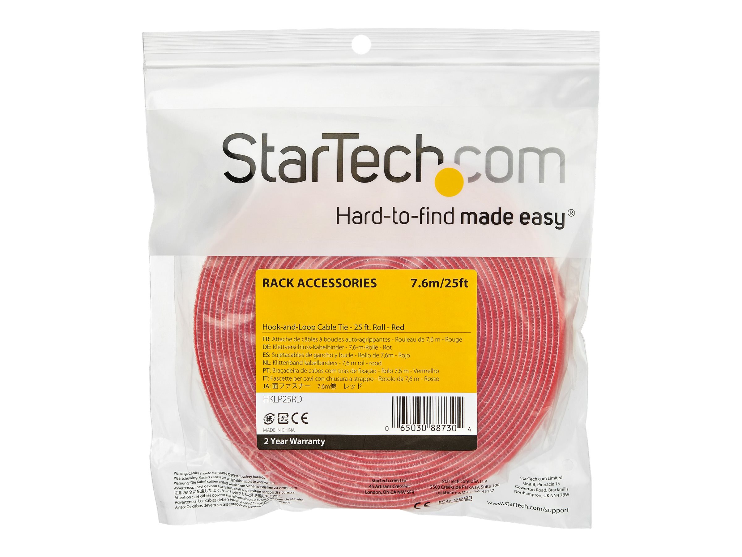 STARTECH Hook and Loop Roll 25ft.