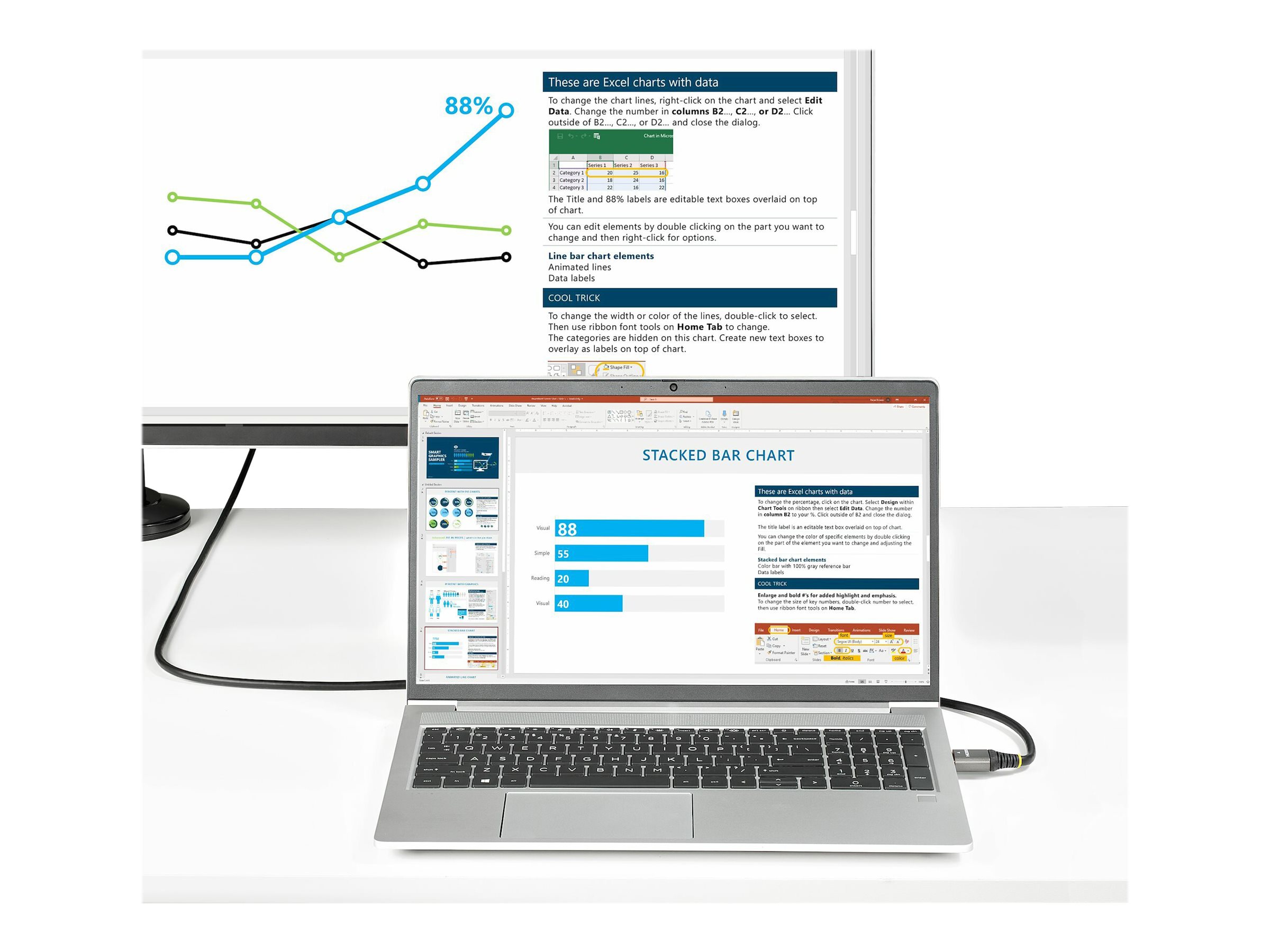 STARTECH 3m Premium HDMI 2.0 Cable