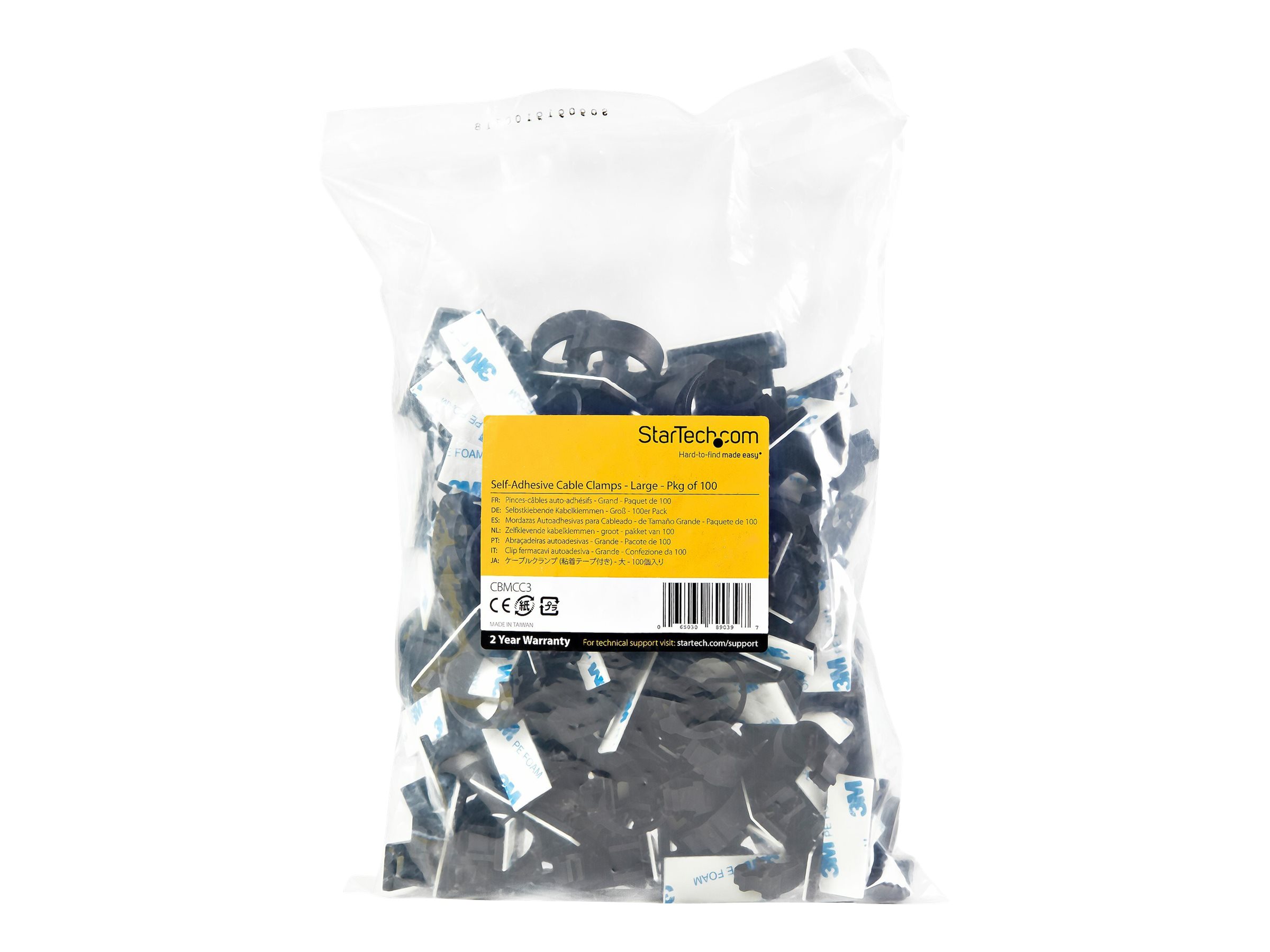 STARTECH 100 Cable Clamps