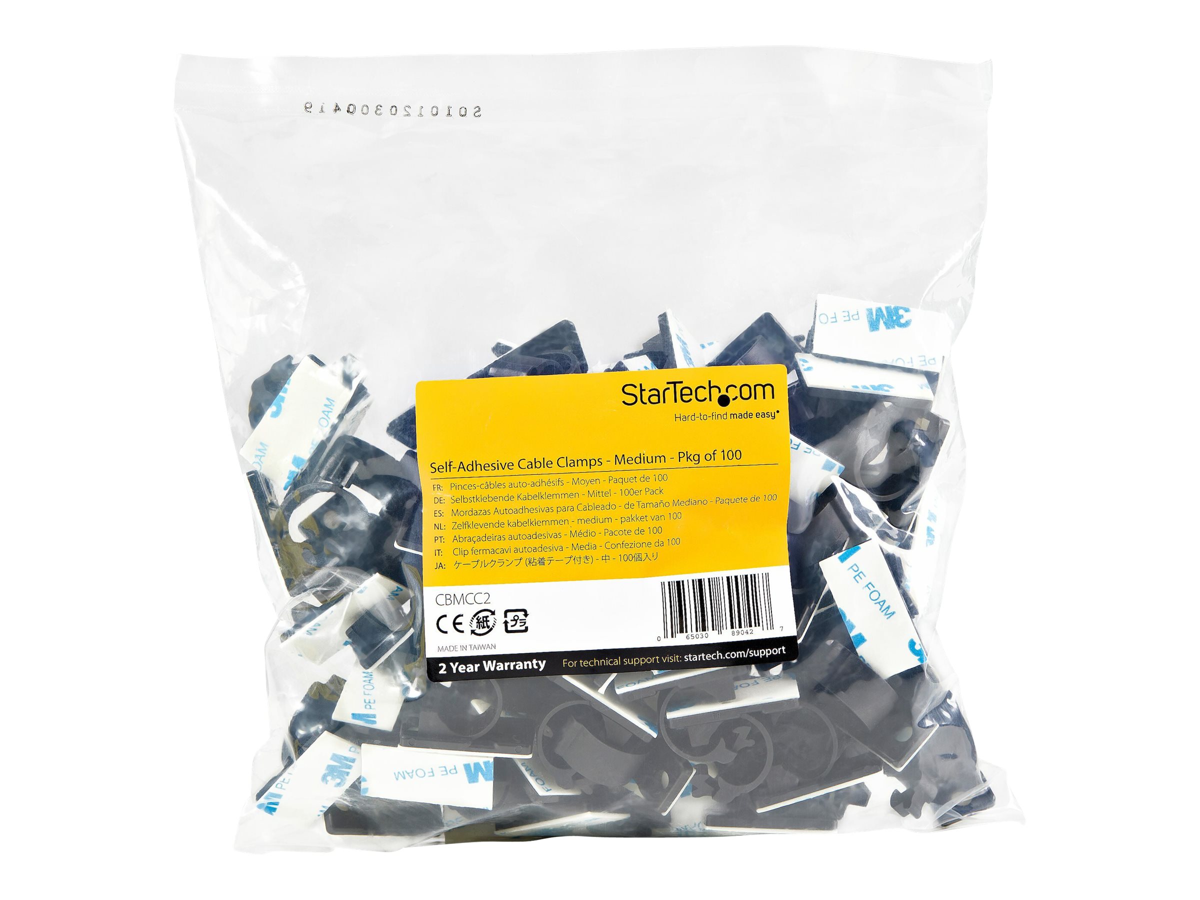 STARTECH 100 Cable Clamps