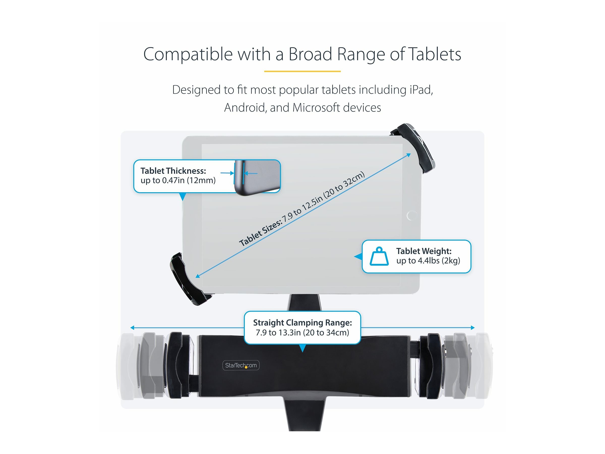 STARTECH VESA Mount Adapter for Tablets