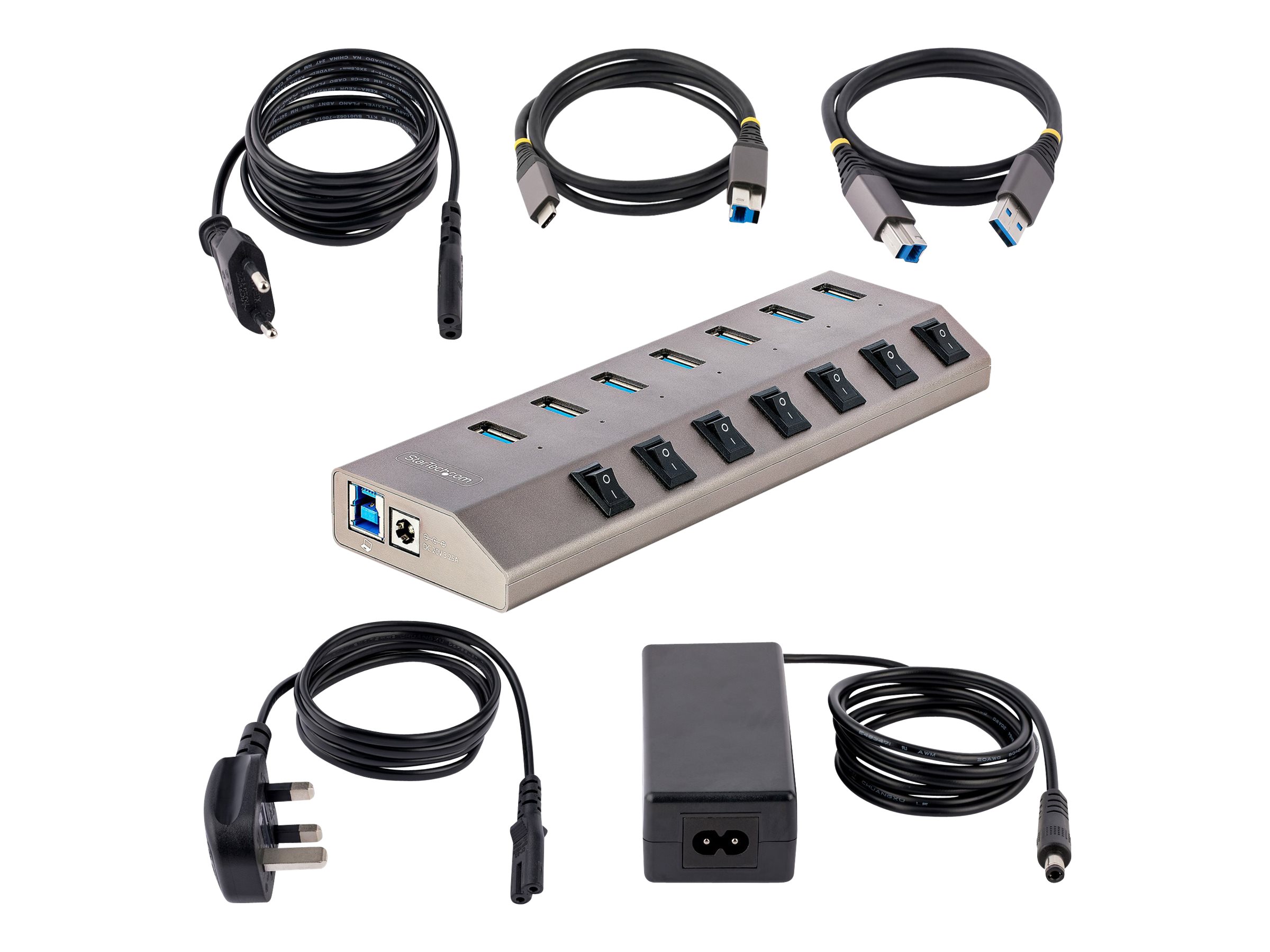 STARTECH USB 3.0 Hub Mit Netzteil