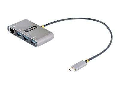 STARTECH 3-Port USB-C Hub w/Gb Ethernet