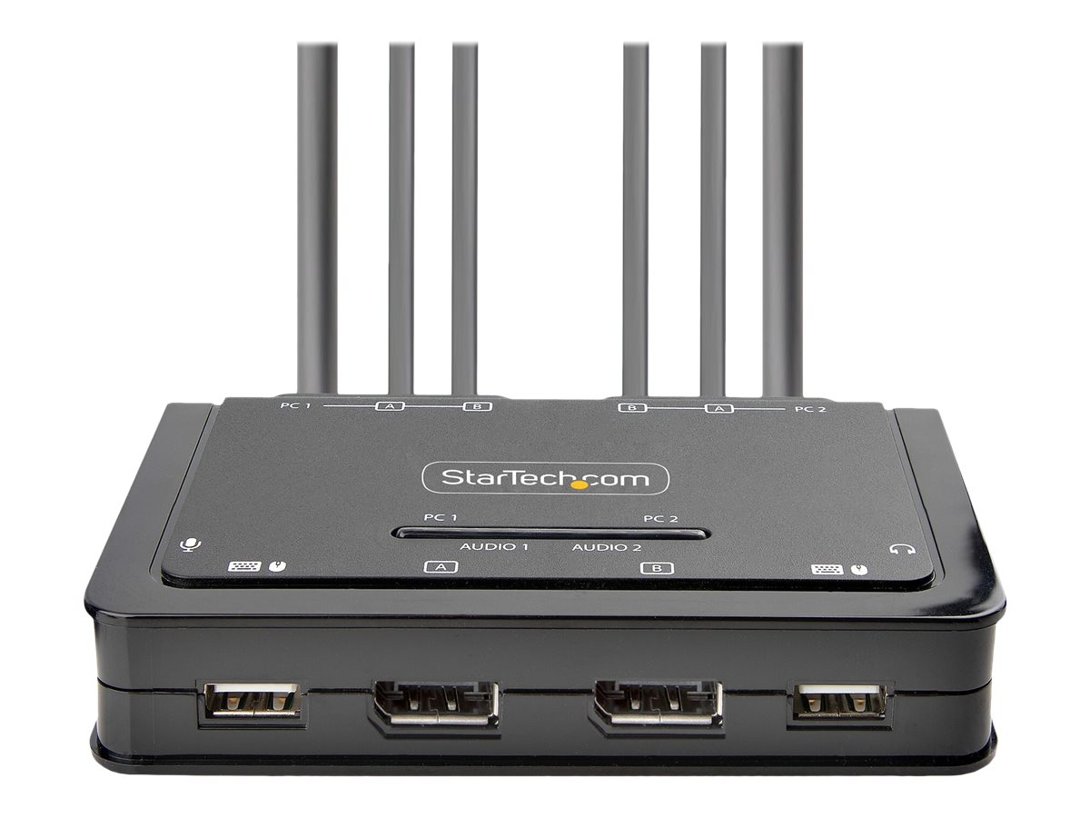 STARTECH 2-Port Dual Monitor KVM Switch