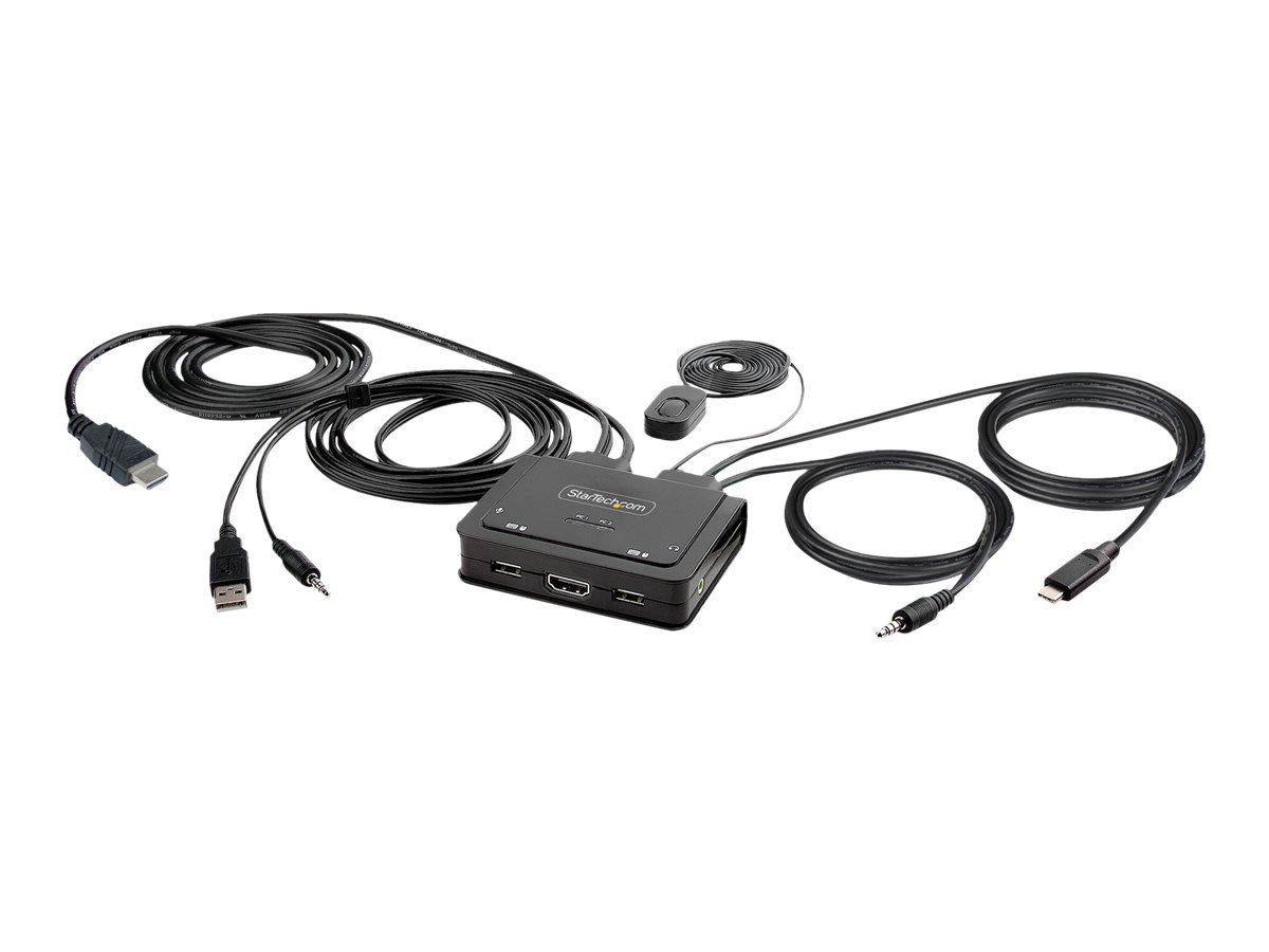 STARTECH 2-Port Hybrid 4K KVM-Switch
