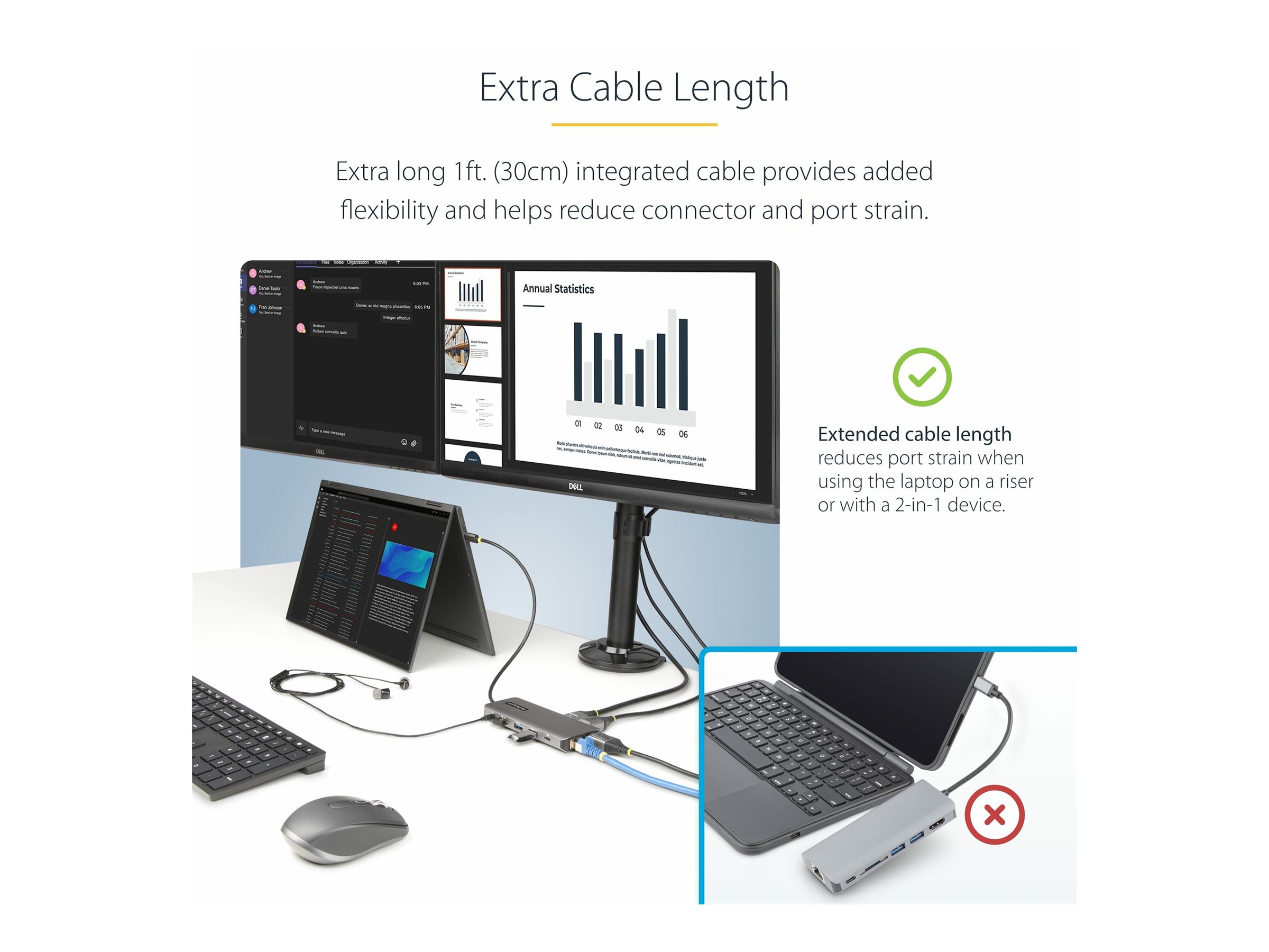STARTECH 3monitor USB-C Dockingstation