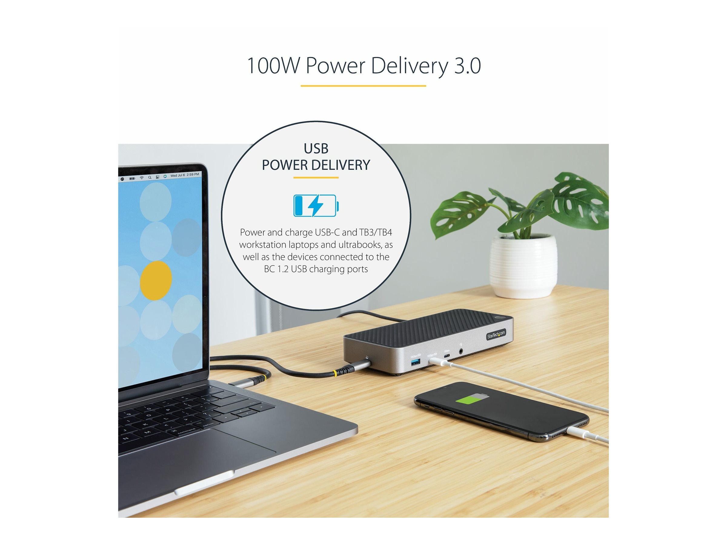 STARTECH Triple Monitor Docking Station