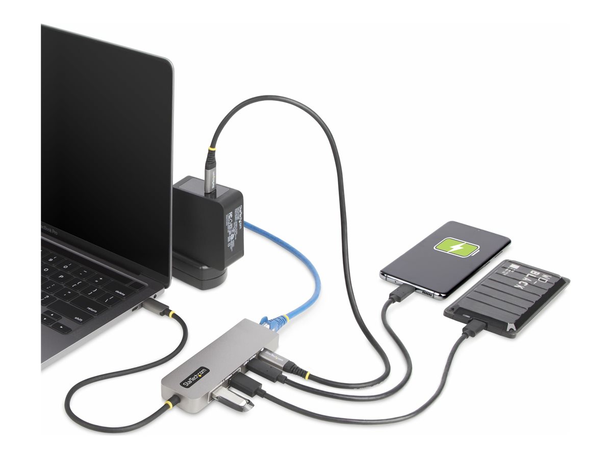 STARTECH 3-Port USB-C Hub 2.5GbE PD