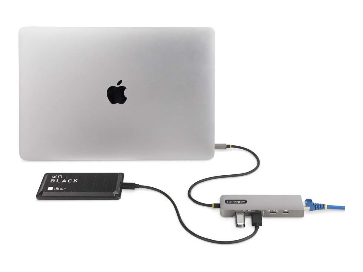 STARTECH 3-Port USB-C Hub 2.5GbE PD